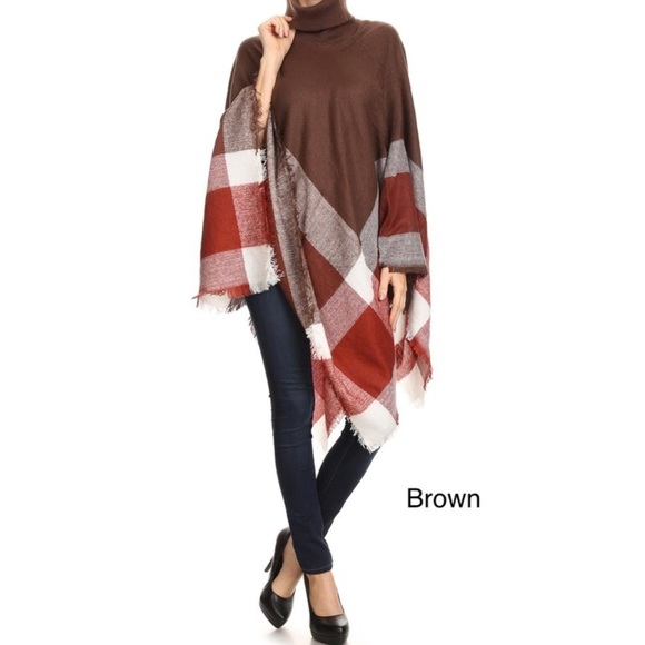 ✨HP✨New Color- Tan Blanket Scarf, Poncho - Picture 3 of 8